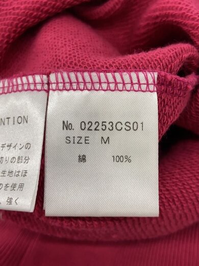 商品画像：スウェット/M/コットン/PNK/02253CS01 4