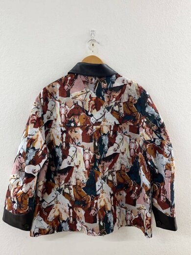 商品画像：Horse Jacquard Utility Jacket/FREE/コットン/マルチカラー/21261215302 2