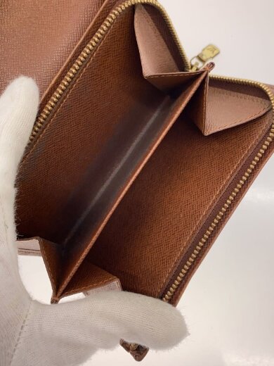 商品画像：1)ポルト・モネ・ビエ・トレゾール_モノグラム・キャンバス/PVC/BRW/メンズ 5