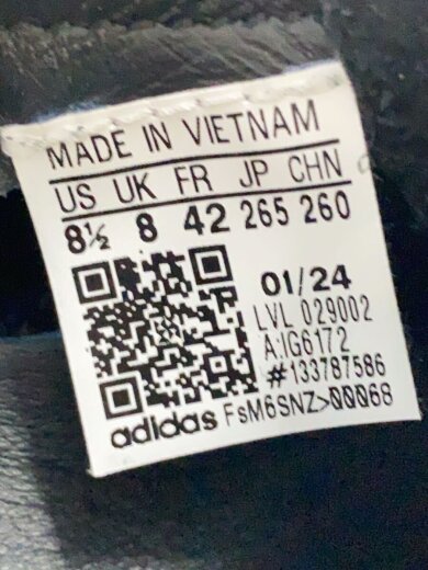 商品画像：SAMBA DECON_サンバ デコン/26.5cm/BLK/レザー 5