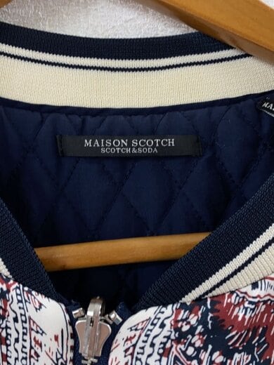 商品画像：ブルゾン/1/ポリエステル/WHT/総柄 3