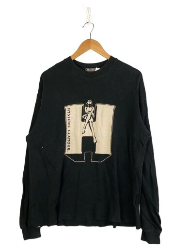 商品画像：長袖Tシャツ/L/コットン/BLK/02221CL09 1