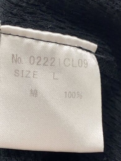 商品画像：長袖Tシャツ/L/コットン/BLK/02221CL09 4