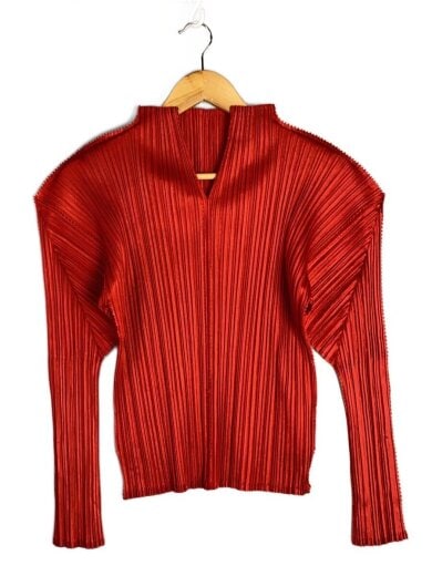 商品画像：長袖カットソー/3/ポリエステル/RED/PP33-JK202 1