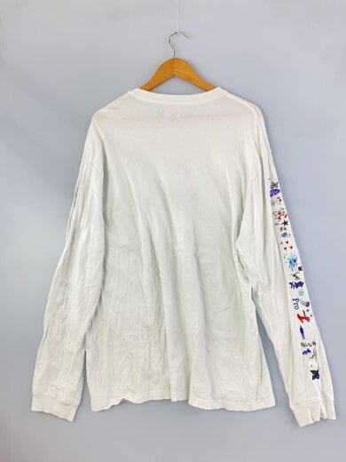 商品画像：長袖Tシャツ/XL/コットン/WHT// 2