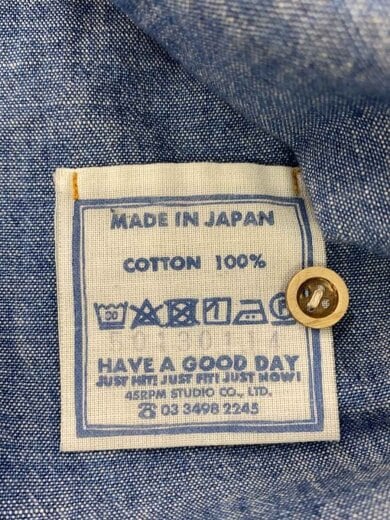 商品画像：長袖シャツ/--/コットン/IDG/無地/50130114// 4