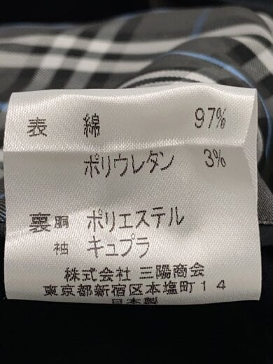 商品画像：コート/L/コットン/BLK/BMP66-204-29 4
