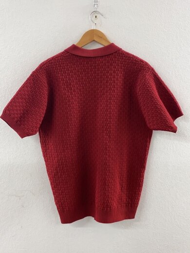 商品画像：1984 KNIT POLO/M/コットン/RED// 2