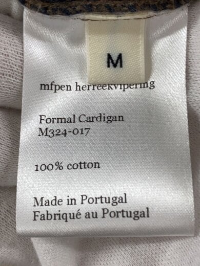 商品画像：Formal Cardigan)/M/コットン/BRW/M324-017 4