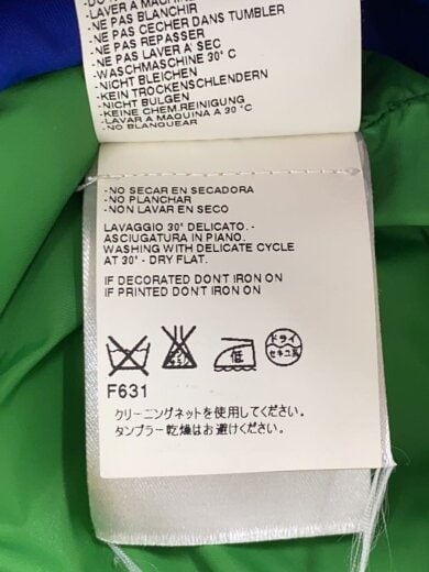 商品画像：11AW/プリント剥がれあり/シミあり/ダウンジャケット/44/ナイロン/BLU/S71AM0332// 5