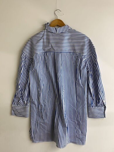 商品画像：長袖ブラウス/38/コットン/BLU/300HS130-1420 2