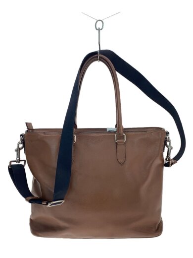 商品画像：ショルダーバッグ/レザー/BRW/無地/c2841 1