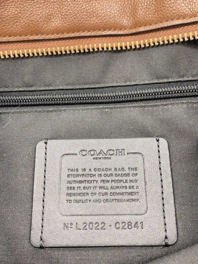 商品画像：ショルダーバッグ/レザー/BRW/無地/c2841 5