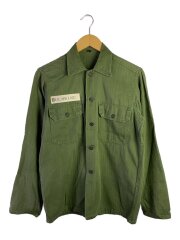 40s～50s/ユーティリティーシャツ/13スター/長袖シャツ/--/--/KHK/ヘリンボーン