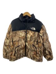 1996 レトロヌプシジャケット/ダウンジャケット/L/ナイロン/BRW/カモフラ/NF0A3C8D