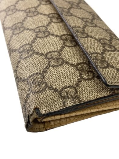 商品画像：長財布/レザー/BEG/総柄/レディース/115046 7