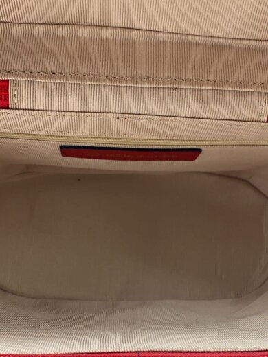 商品画像：ハンドバッグ/レザー/RED/無地 5