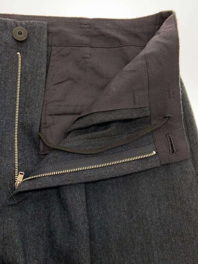 商品画像：ワイドウールカーゴパンツ/2/ウール/NVY/無地 3