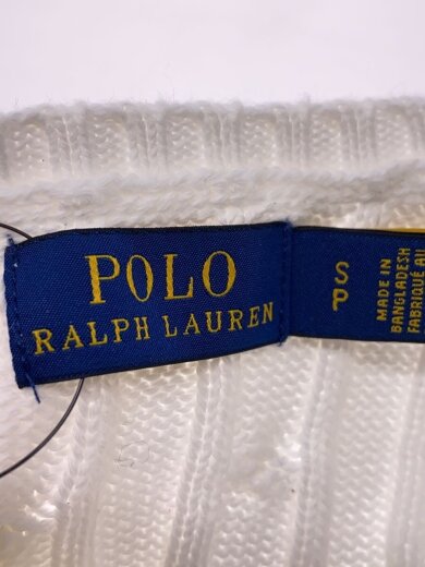 商品画像：ニット・セーター(厚手)/--/コットン/WHT/無地 3