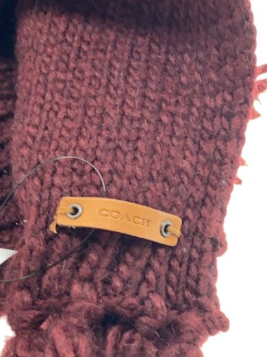 商品画像：マフラー/アクリル/RED/レディース/86021 EF3 2