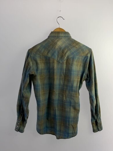 商品画像：長袖シャツ/--/ウール/BLU/チェック/ウェスタンシャツ 2