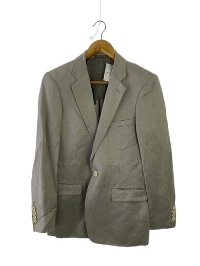 商品画像：テーラードジャケット/34/リネン/SLV/無地/17-1104133 1