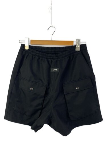 商品画像：カーゴショートパンツ/M/ポリエステル/BLK/無地/ 1