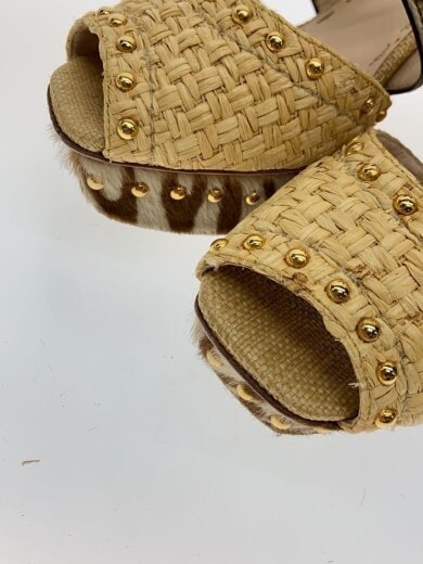 商品画像：サンダル/38/BRW/ハラコ/ゼブラ/1XP191 7