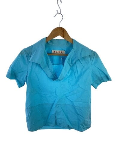 商品画像：半袖ブラウス/40/コットン/BLU/無地/lmcama983a00tcb09-00929 1