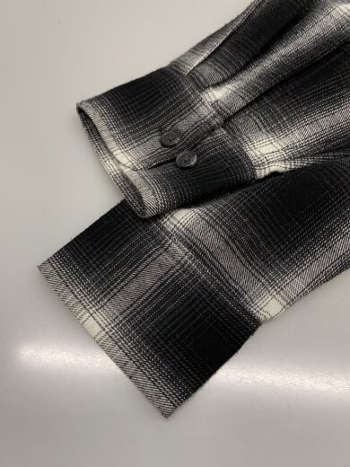 商品画像：長袖シャツ/M/ポリエステル/BLK/オンブレCK/101233014004 6