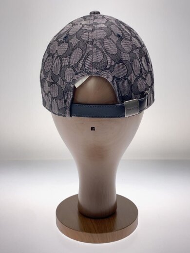 商品画像：シグネチャージャガードベースボールハット/キャップ/--/コットン/GRY/総柄/メンズ 3