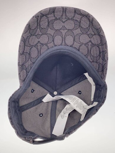 商品画像：シグネチャージャガードベースボールハット/キャップ/--/コットン/GRY/総柄/メンズ 4