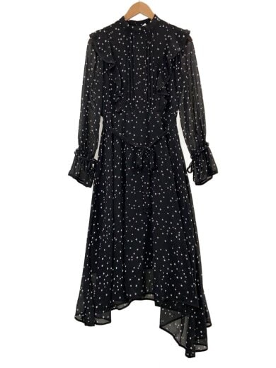 商品画像：長袖ワンピース/--/ポリエステル/BLK/017250129 1