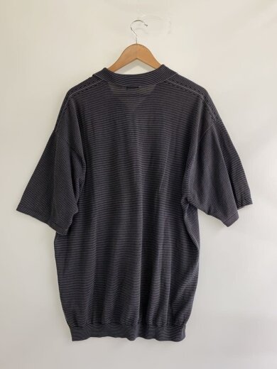 商品画像：ポロシャツ/XL/コットン/GRY/ボーダー/8118-136-0134 2