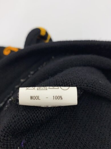 商品画像：カーディガン(厚手)/S/ウール/BLK/RN-0104 4