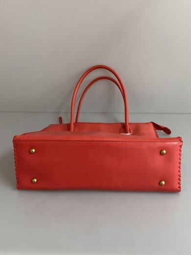 商品画像：トートバッグ/レザー/RED/無地 4