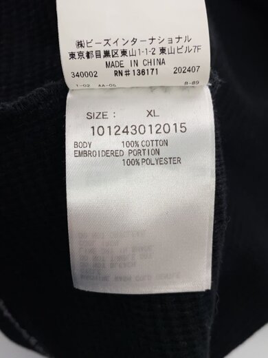 商品画像：OLD ENGLISH EST.91 THERMAL L/S TOP/XL/コットン/BLK/101243012015 5