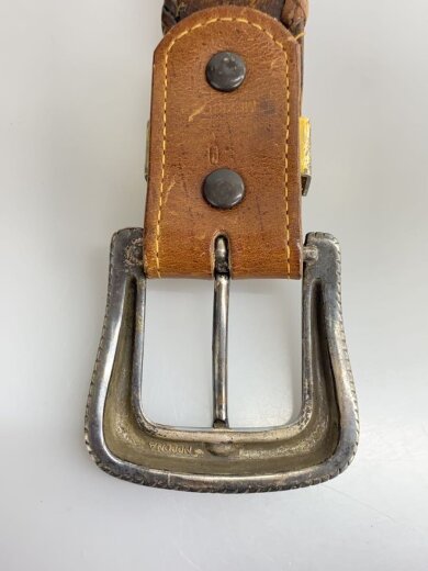 商品画像：ベルト/レザー/BRW/メンズ 5