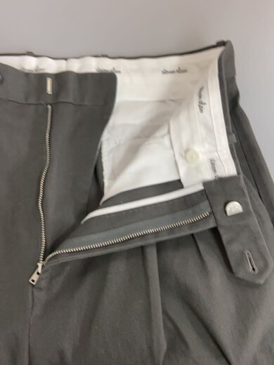 商品画像：25AW/ドリルインツープリーツドレストラウザーズ/M/コットン/BRW/8114-1-000003 3