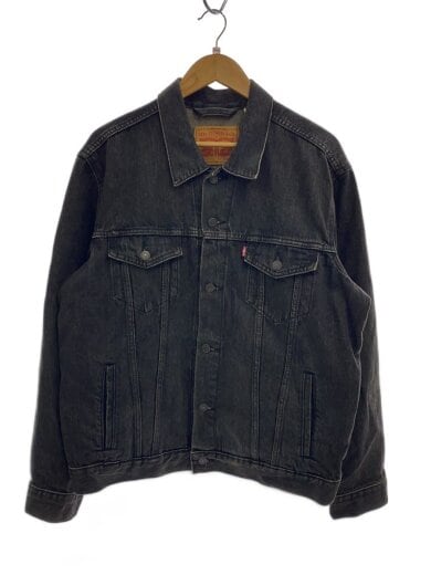 商品画像：トラッカージャケット/Gジャン/L/コットン/BLK/無地/PC9-72334-0584 1