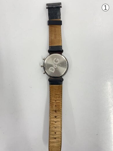 商品画像：クォーツ腕時計/アナログ/レザー/BLK/BLK 6