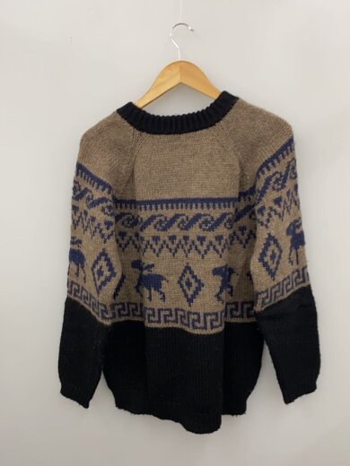 商品画像：ニット・セーター(厚手)/3/ウール/BLK/14WCM-N10304 2