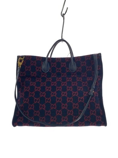 商品画像：トートバッグ_GGウール/ウール/BLU 1