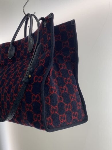 商品画像：トートバッグ_GGウール/ウール/BLU 2