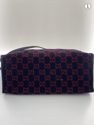 商品画像：トートバッグ_GGウール/ウール/BLU 4