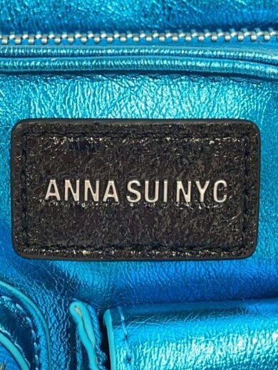 商品画像：ANNA SUI NYC/マルチポケットチビバッグ/ショルダーバッグ/フェイクレザー/BLU 5