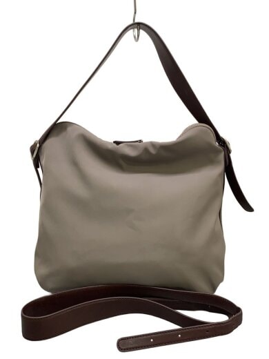 ショルダーバッグ/ナイロンレザーショルダーバッグ/ナイロン/KHK