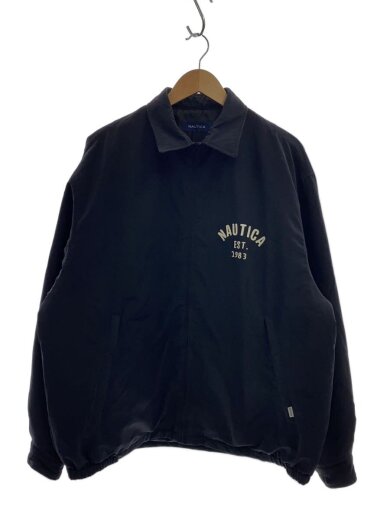 商品画像：ナイロンジャケット/L/ナイロン/BLK/無地/233-1423 1