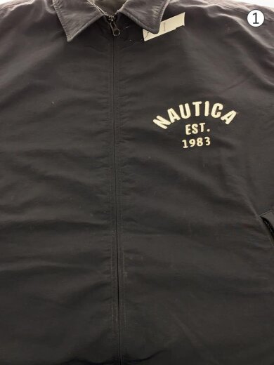 商品画像：ナイロンジャケット/L/ナイロン/BLK/無地/233-1423 7