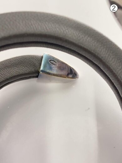 商品画像：コイルド カフ ブレスレット/レザー/KHK/レディース 4